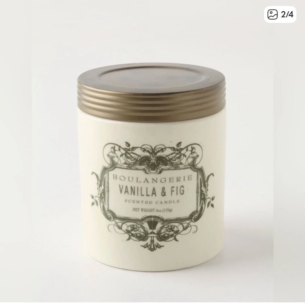 Anthropologie Boulangerie Vanilla & Fig Candle